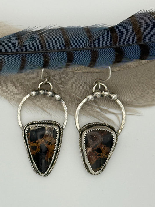 Iron Buffalo Earrings