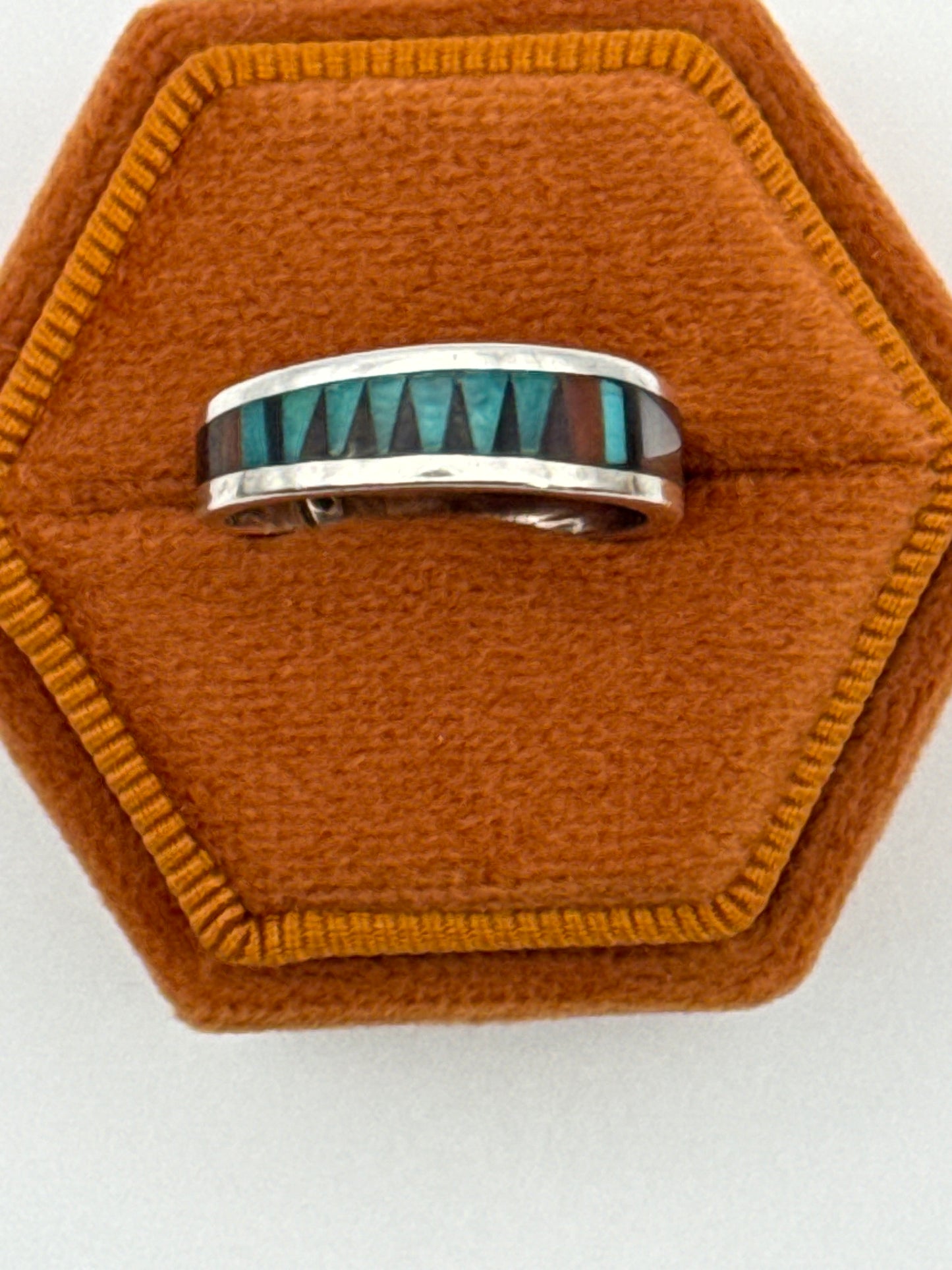 Vintage Zuni Inlay Ring