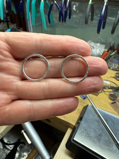 Hammered Hoops