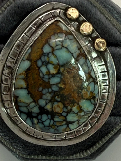 Rare #8 Mine Turqquoise Ring