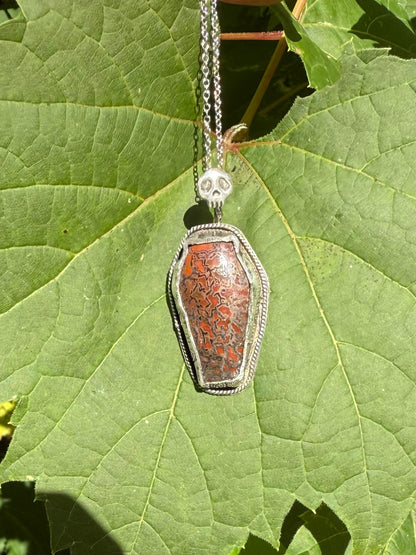 Dino Bone Coffin Necklace