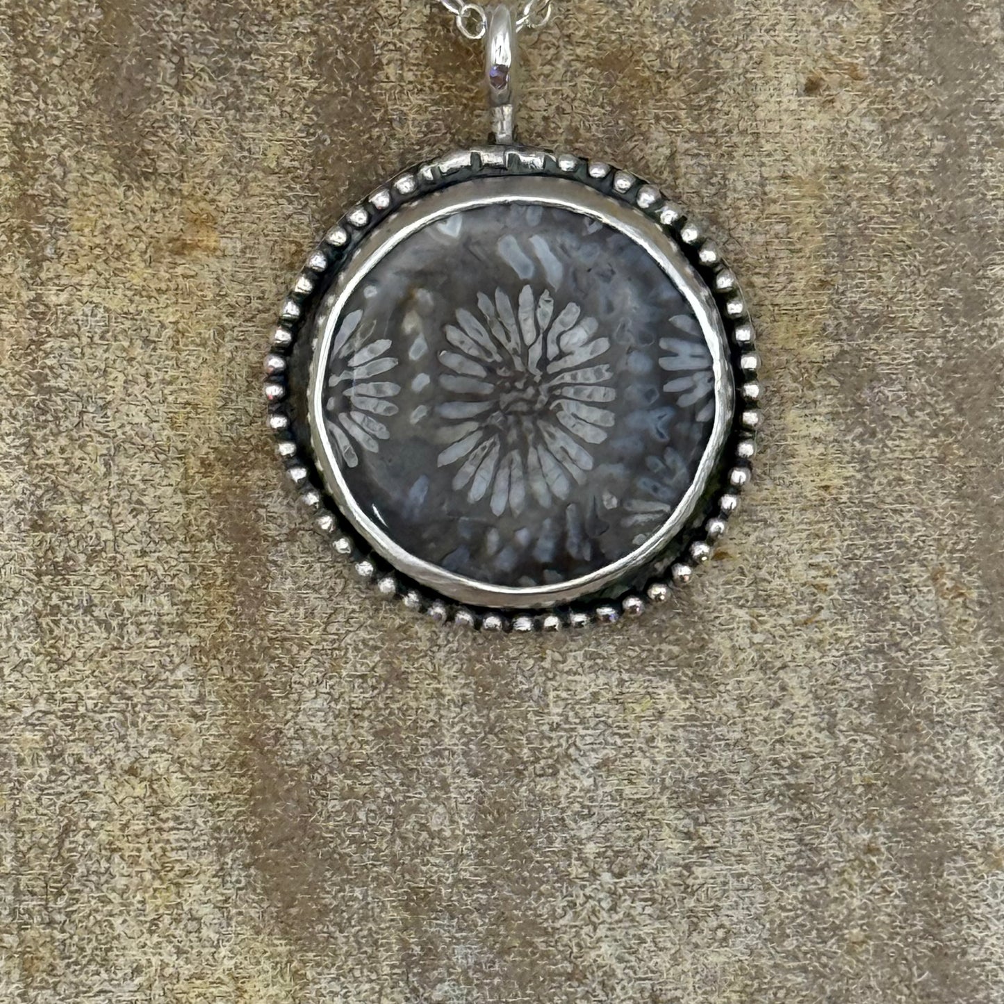 Fossilized Coral Necklace