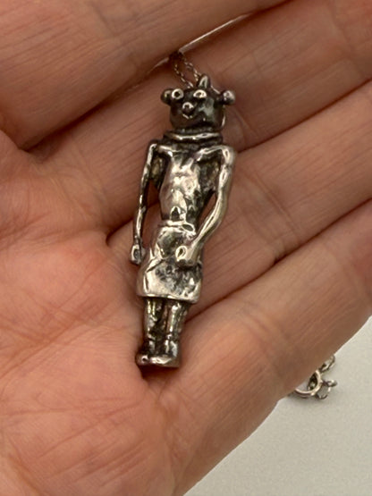 Vintage Koyemsi "the mudhead" Pendant