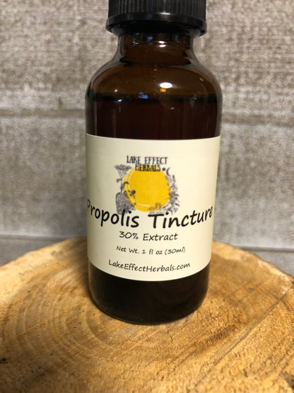 Propolis Tincture (extract) handcrafted from our honeybee hives