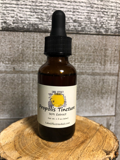 Propolis Tincture (extract) handcrafted from our honeybee hives