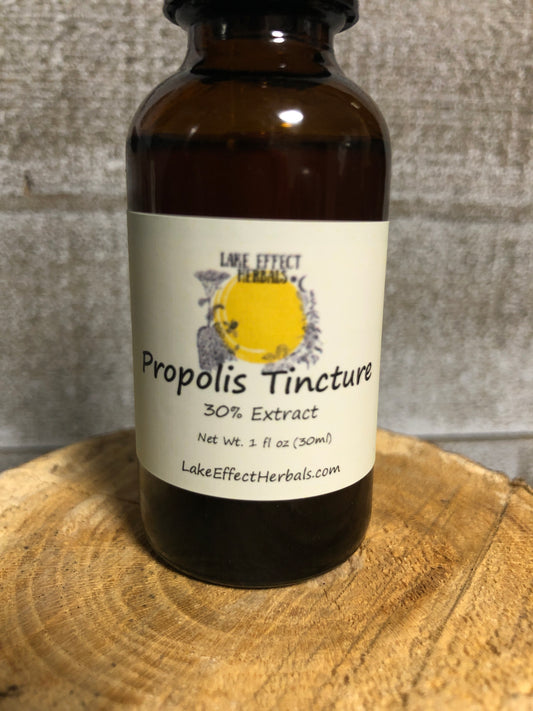 Propolis Tincture (extract) handcrafted from our honeybee hives