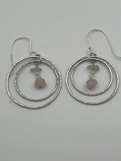 Hoops with Quartz
